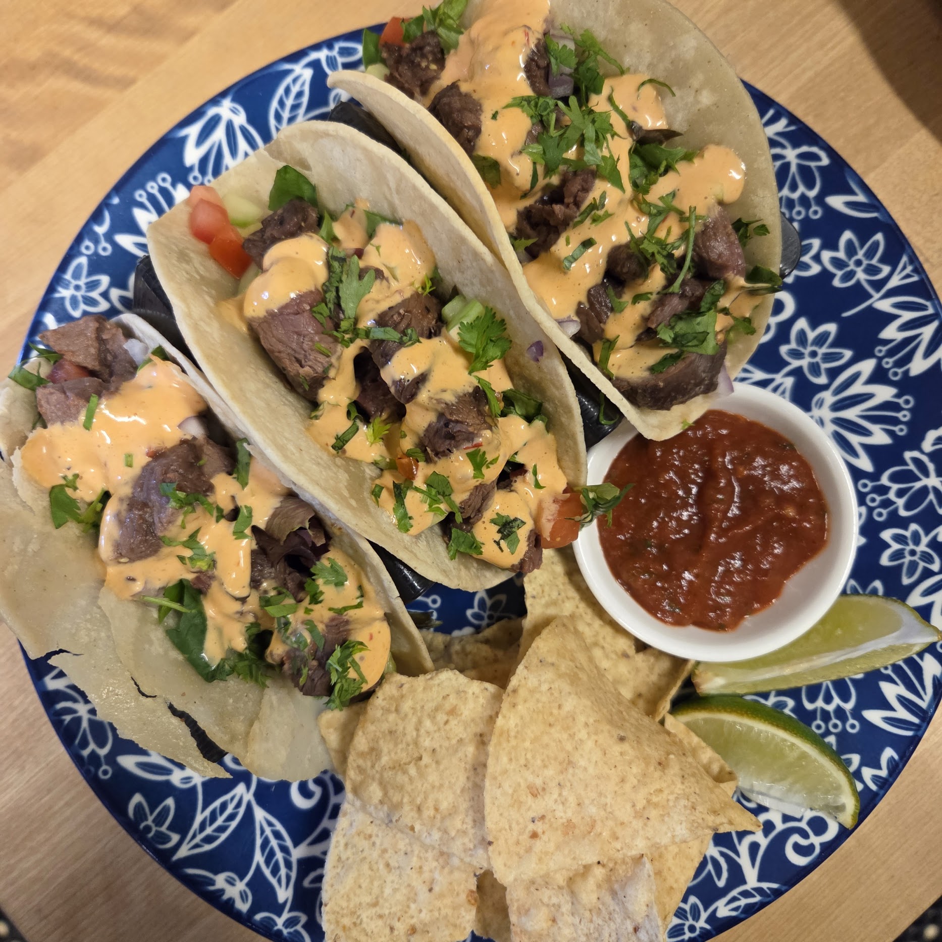 Peppered Sirloin Street Tacos